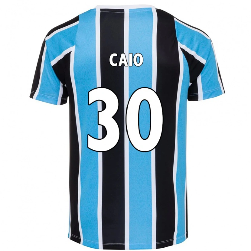 Danxen Herren Rodrigo Caio #30 Blau Schwarz Weiß Heimtrikot Trikot 2025/26 T-Shirt