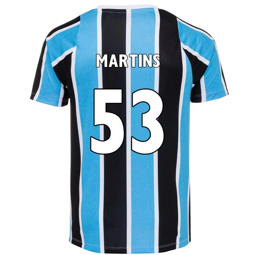 Danxen Herren Gustavo Martins #53 Blau Schwarz Weiß Heimtrikot Trikot 2025/26 T-Shirt