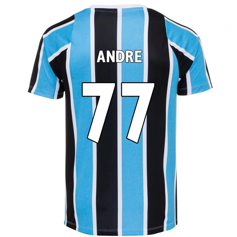 Danxen Herren André Henrique #77 Blau Schwarz Weiß Heimtrikot Trikot 2025/26 T-Shirt