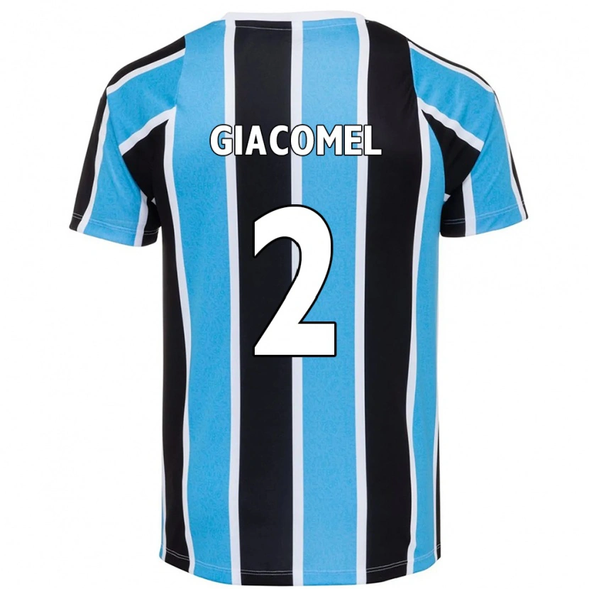 Danxen Herren Laís Giacomel #2 Blau Schwarz Weiß Heimtrikot Trikot 2025/26 T-Shirt