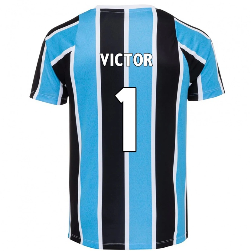 Danxen Herren Paulo Victor #1 Blau Schwarz Weiß Heimtrikot Trikot 2025/26 T-Shirt