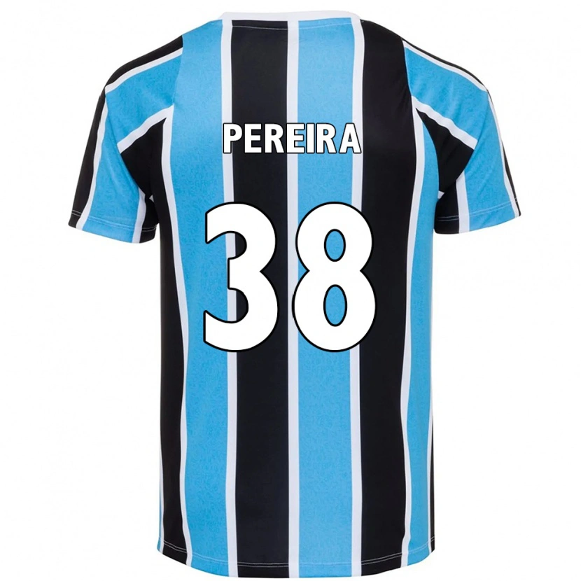 Danxen Herren Leo Pereira #38 Blau Schwarz Weiß Heimtrikot Trikot 2025/26 T-Shirt