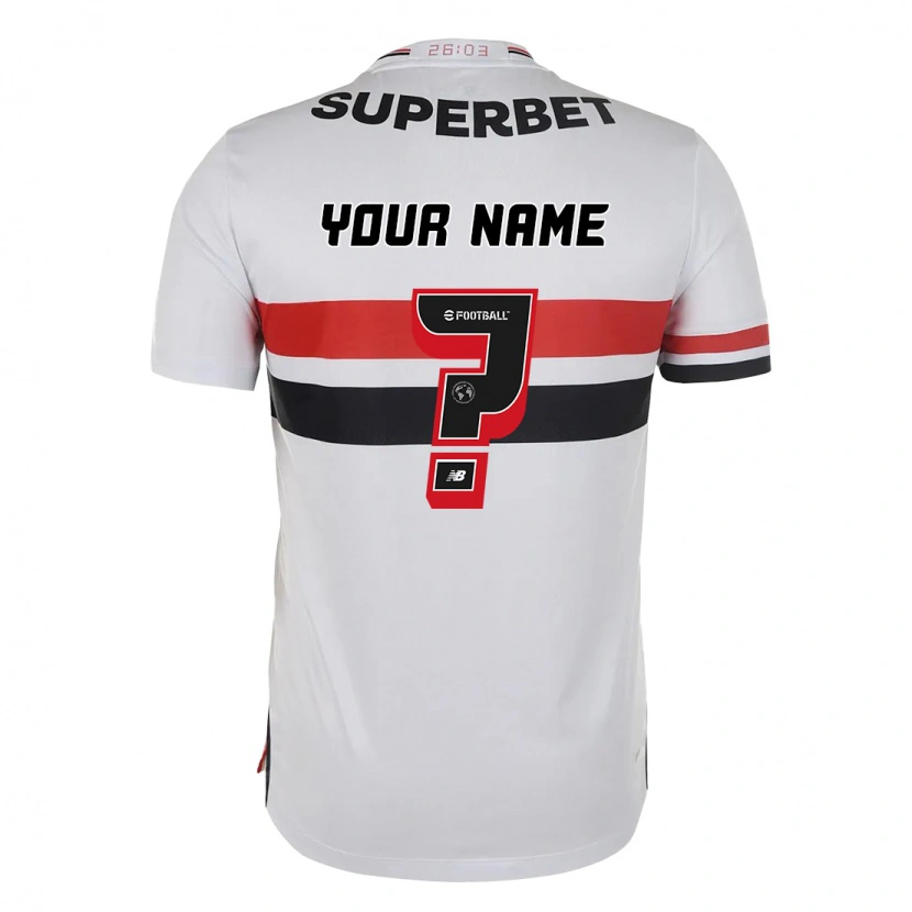 Danxen Herren Ihren Namen #0 Rot Schwarz Weiß Heimtrikot Trikot 2025/26 T-Shirt