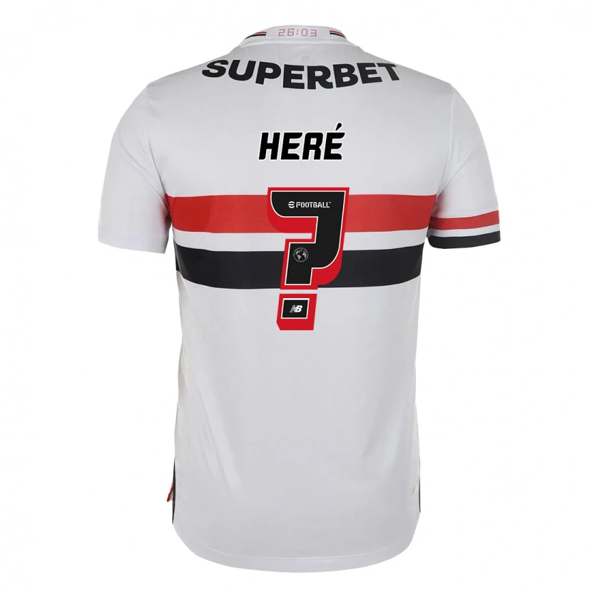 Danxen Herren Heré #0 Rot Schwarz Weiß Heimtrikot Trikot 2025/26 T-Shirt