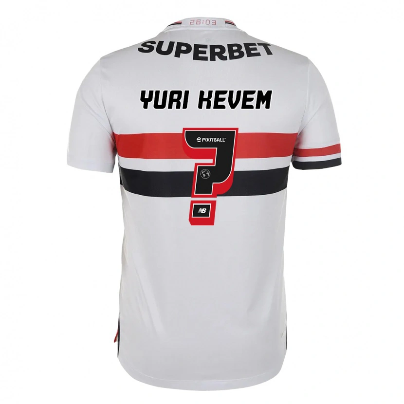 Danxen Herren Yuri Kevem #0 Rot Schwarz Weiß Heimtrikot Trikot 2025/26 T-Shirt