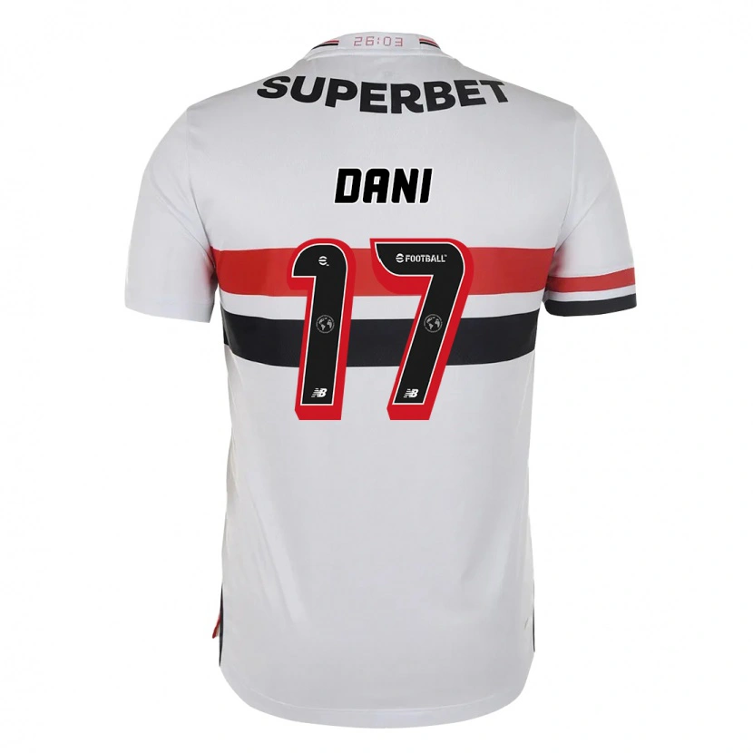 Danxen Herren Dani #17 Rot Schwarz Weiß Heimtrikot Trikot 2025/26 T-Shirt