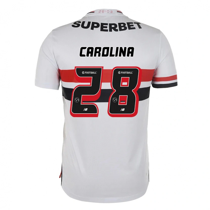 Danxen Herren Ana Carolina #28 Rot Schwarz Weiß Heimtrikot Trikot 2025/26 T-Shirt