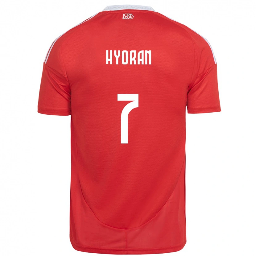 Danxen Herren Hyoran #7 Rot Weiß Heimtrikot Trikot 2025/26 T-Shirt