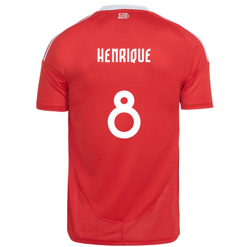 Danxen Herren Bruno Henrique #8 Rot Weiß Heimtrikot Trikot 2025/26 T-Shirt
