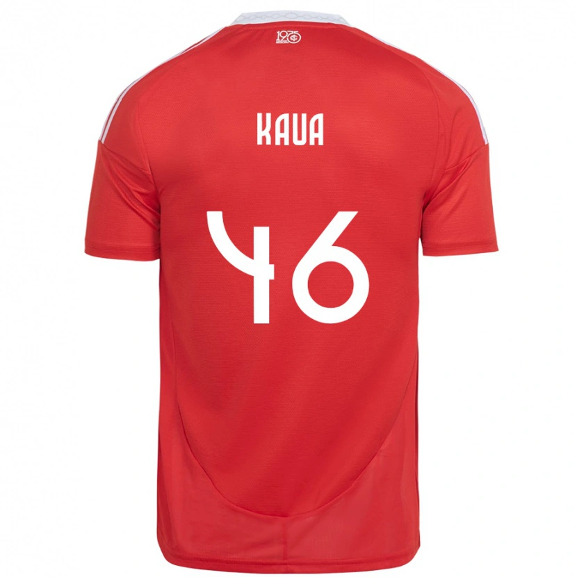 Danxen Herren Pedro Kauã #46 Rot Weiß Heimtrikot Trikot 2025/26 T-Shirt