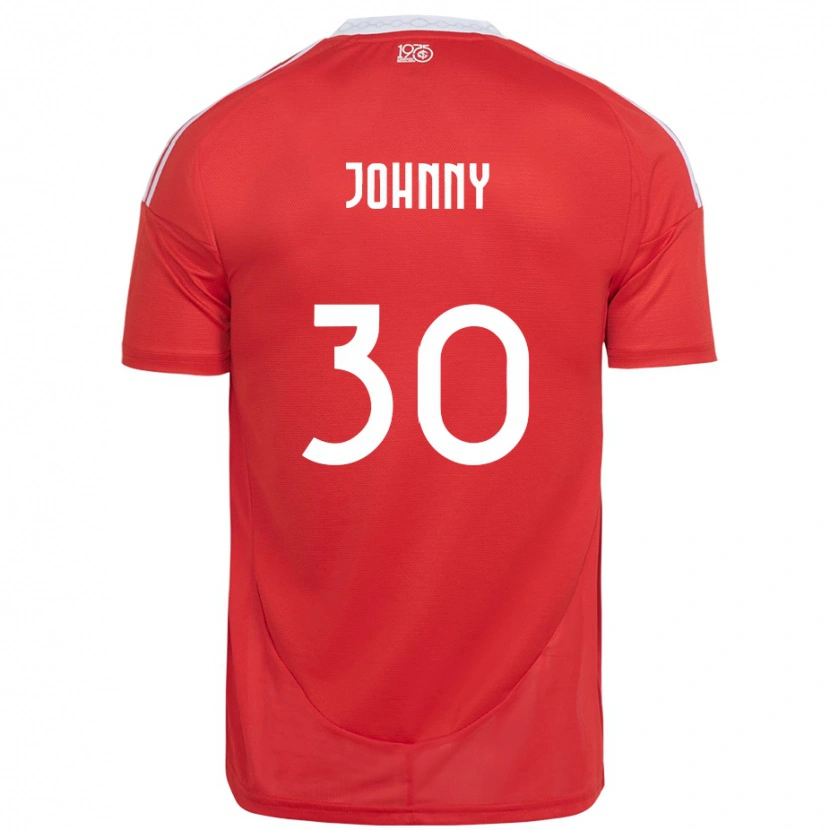 Danxen Herren Johnny #30 Rot Weiß Heimtrikot Trikot 2025/26 T-Shirt