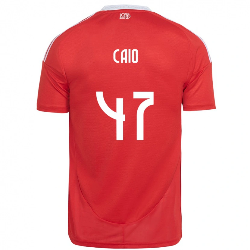 Danxen Herren Caio Vidal #47 Rot Weiß Heimtrikot Trikot 2025/26 T-Shirt