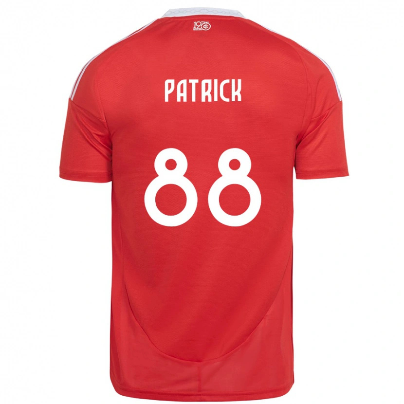 Danxen Herren Patrick #88 Rot Weiß Heimtrikot Trikot 2025/26 T-Shirt