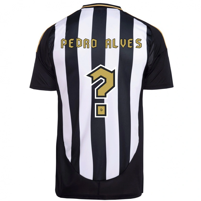 Danxen Herren Pedro Alves #0 Weiß Schwarz Heimtrikot Trikot 2025/26 T-Shirt