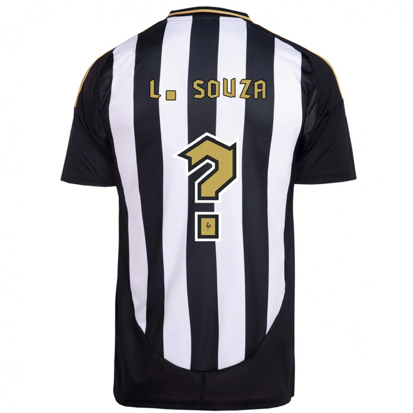 Danxen Herren Lucas Souza #0 Weiß Schwarz Heimtrikot Trikot 2025/26 T-Shirt