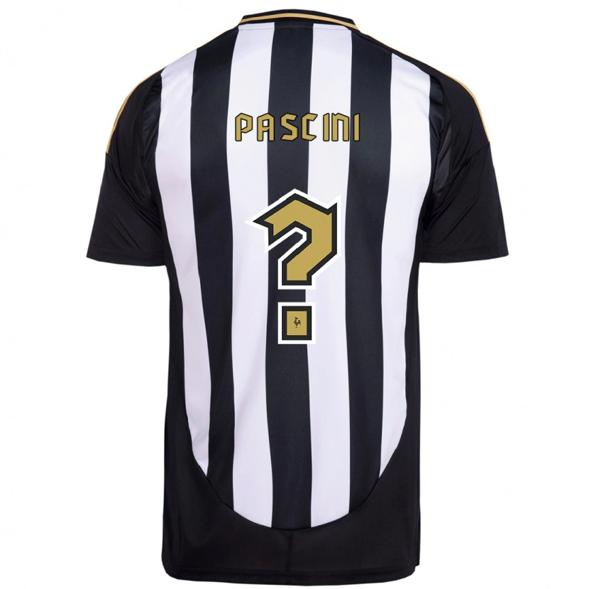 Danxen Herren Kauã Pascini #0 Weiß Schwarz Heimtrikot Trikot 2025/26 T-Shirt
