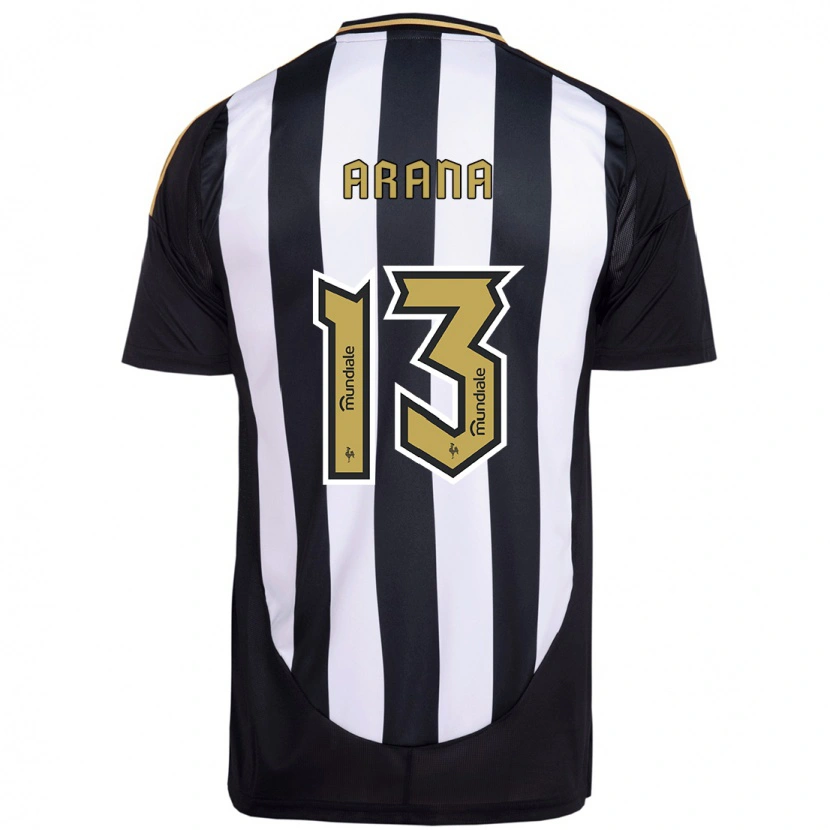 Danxen Herren Guilherme Arana #13 Weiß Schwarz Heimtrikot Trikot 2025/26 T-Shirt