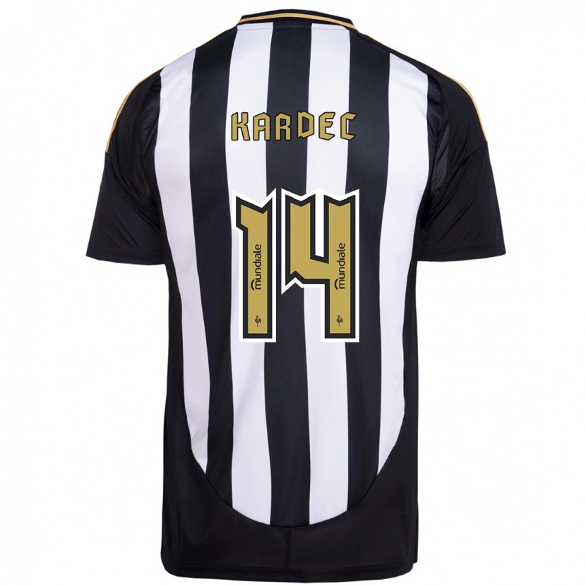 Danxen Herren Alan Kardec #14 Weiß Schwarz Heimtrikot Trikot 2025/26 T-Shirt