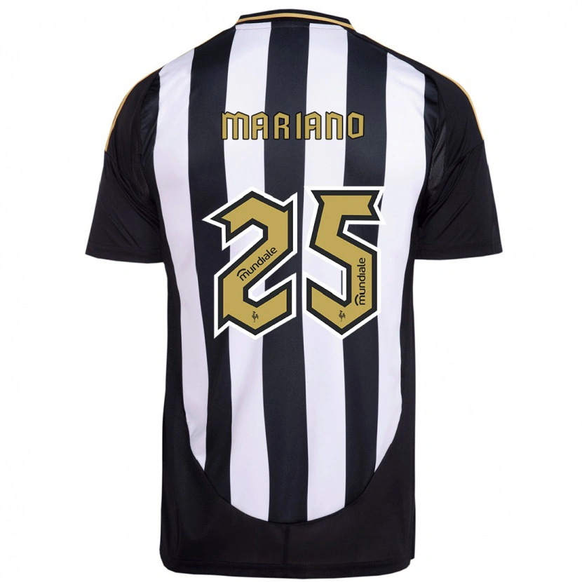 Danxen Herren Mariano #25 Weiß Schwarz Heimtrikot Trikot 2025/26 T-Shirt