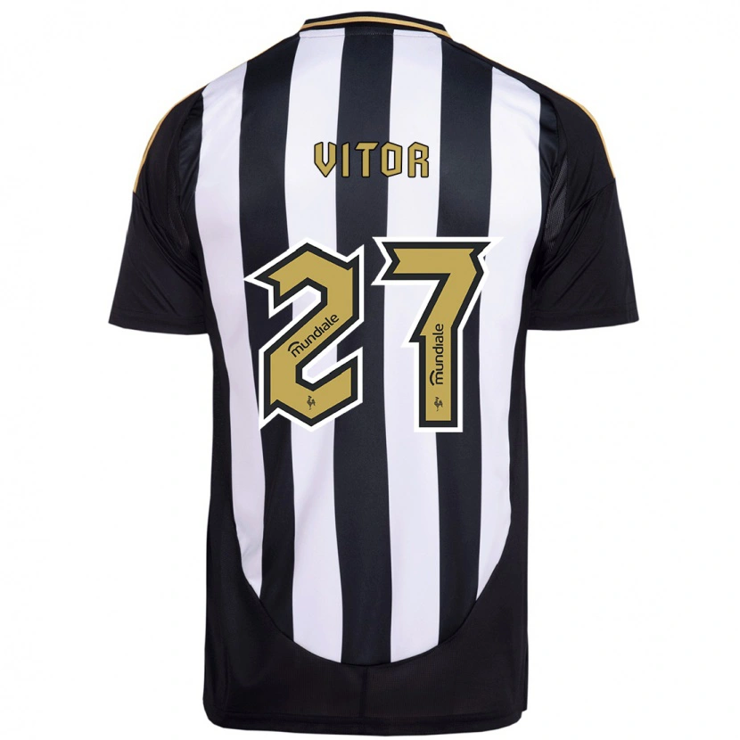 Danxen Herren Paulo Vitor #27 Weiß Schwarz Heimtrikot Trikot 2025/26 T-Shirt
