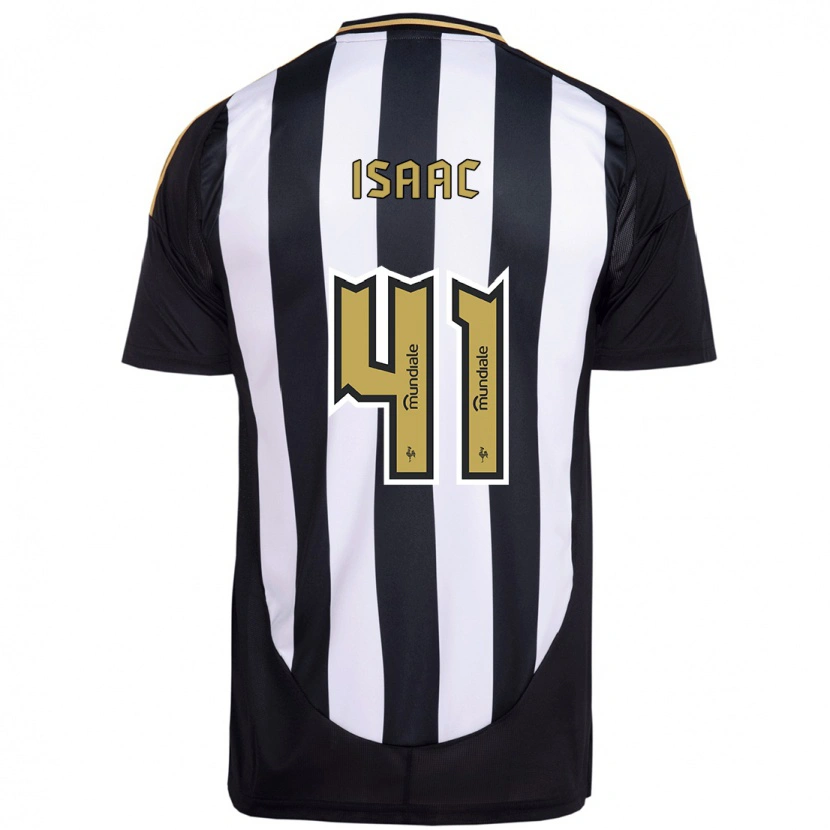 Danxen Herren Isaac #41 Weiß Schwarz Heimtrikot Trikot 2025/26 T-Shirt