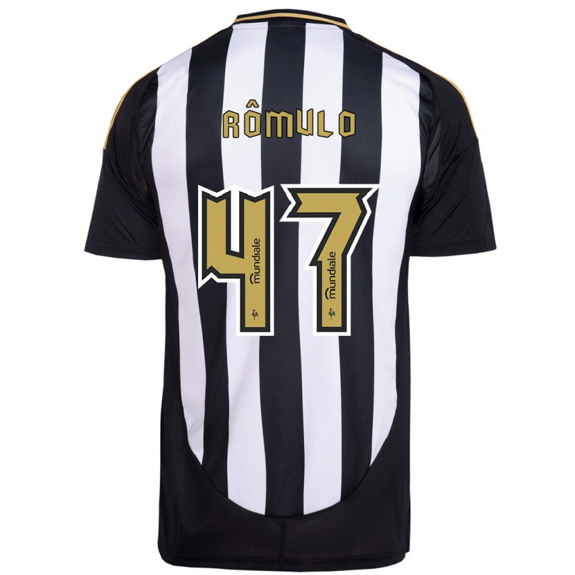 Danxen Herren Rômulo #47 Weiß Schwarz Heimtrikot Trikot 2025/26 T-Shirt