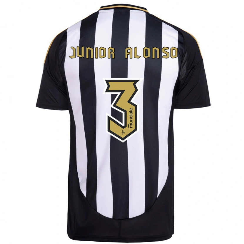 Danxen Herren Junior Alonso #3 Weiß Schwarz Heimtrikot Trikot 2025/26 T-Shirt