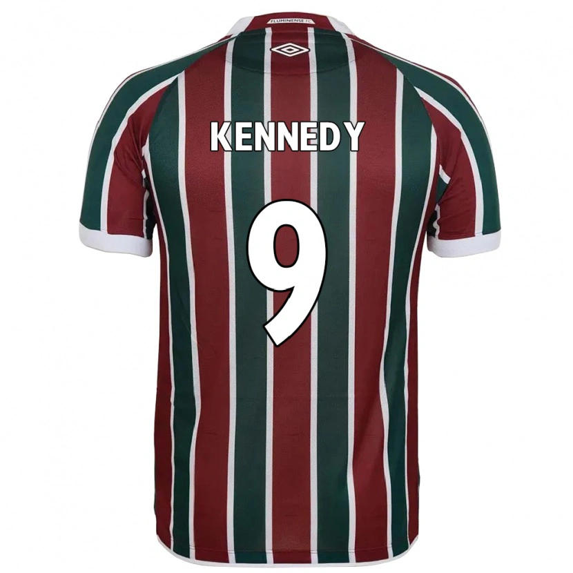 Danxen Herren John Kennedy #9 Grün Kastanienbraun Weiß Heimtrikot Trikot 2025/26 T-Shirt