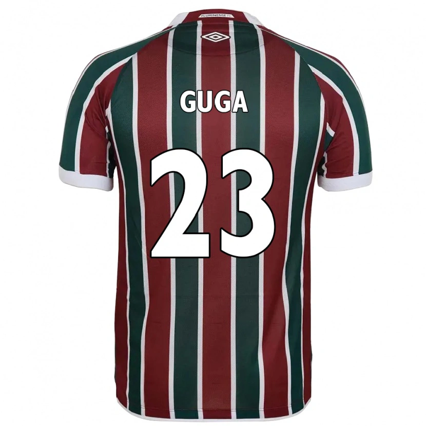 Danxen Herren Guga #23 Grün Kastanienbraun Weiß Heimtrikot Trikot 2025/26 T-Shirt