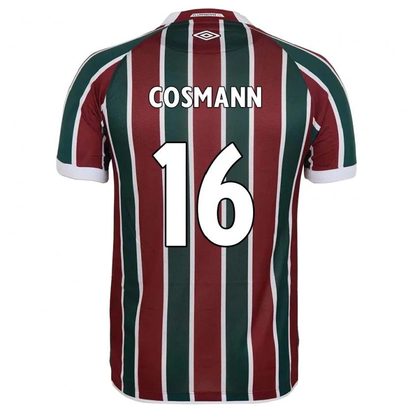 Danxen Herren Yasmin Cosmann #16 Grün Kastanienbraun Weiß Heimtrikot Trikot 2025/26 T-Shirt