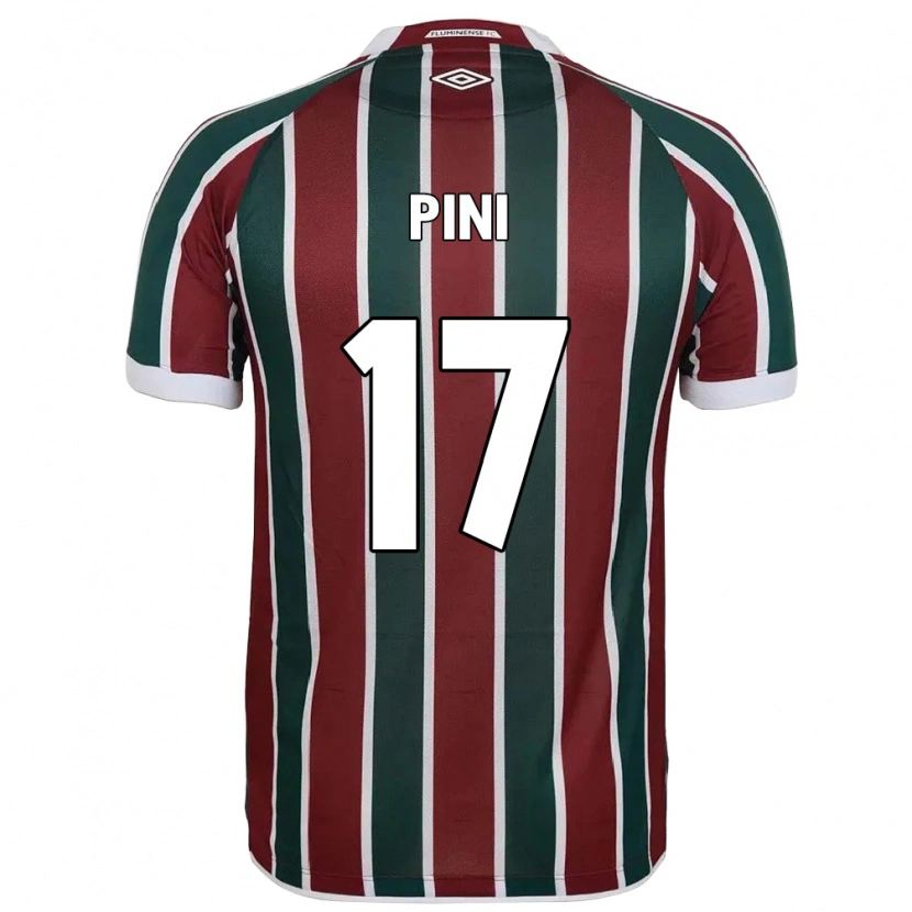 Danxen Herren Camila Pini #17 Grün Kastanienbraun Weiß Heimtrikot Trikot 2025/26 T-Shirt