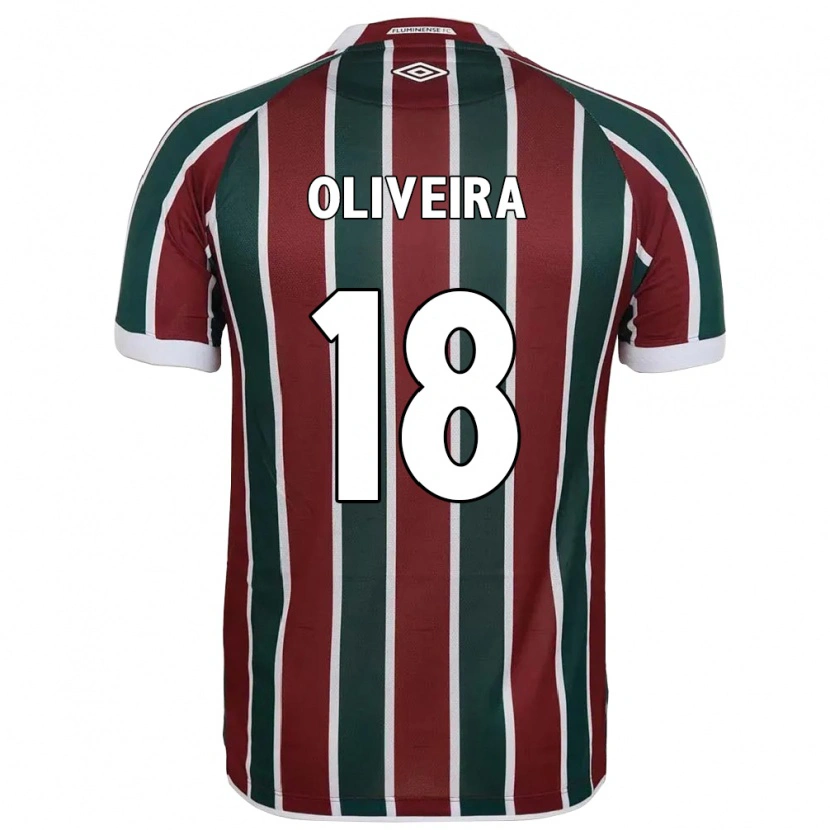 Danxen Herren Camila Oliveira #18 Grün Kastanienbraun Weiß Heimtrikot Trikot 2025/26 T-Shirt