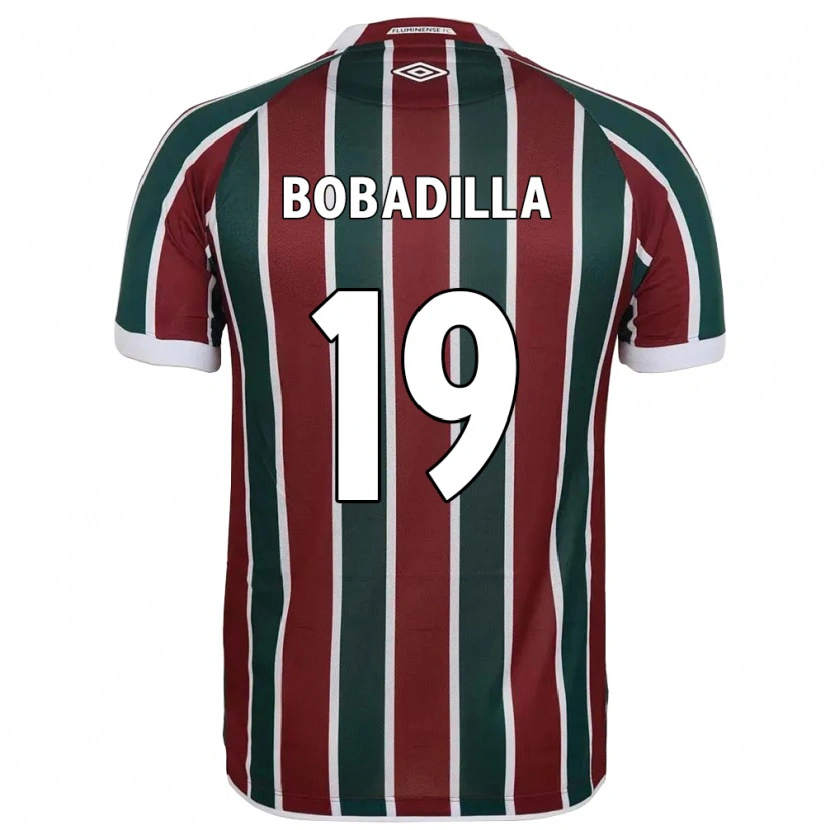 Danxen Herren Raul Bobadilla #19 Grün Kastanienbraun Weiß Heimtrikot Trikot 2025/26 T-Shirt
