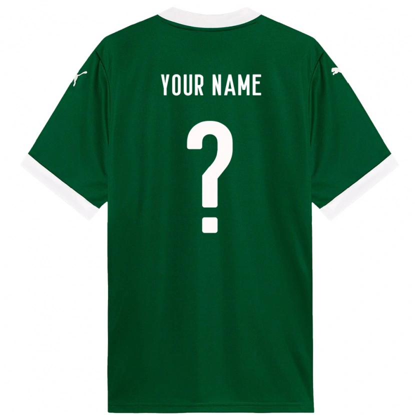 Danxen Herren Ihren Namen #0 Grün Weiß Heimtrikot Trikot 2025/26 T-Shirt