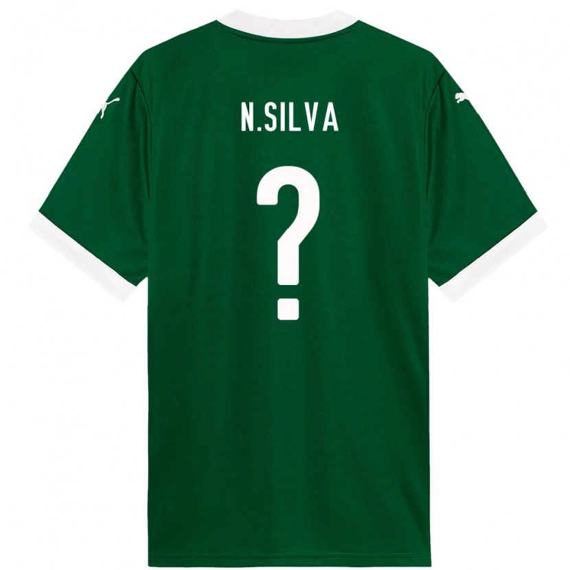 Danxen Herren Ney Silva #0 Grün Weiß Heimtrikot Trikot 2025/26 T-Shirt