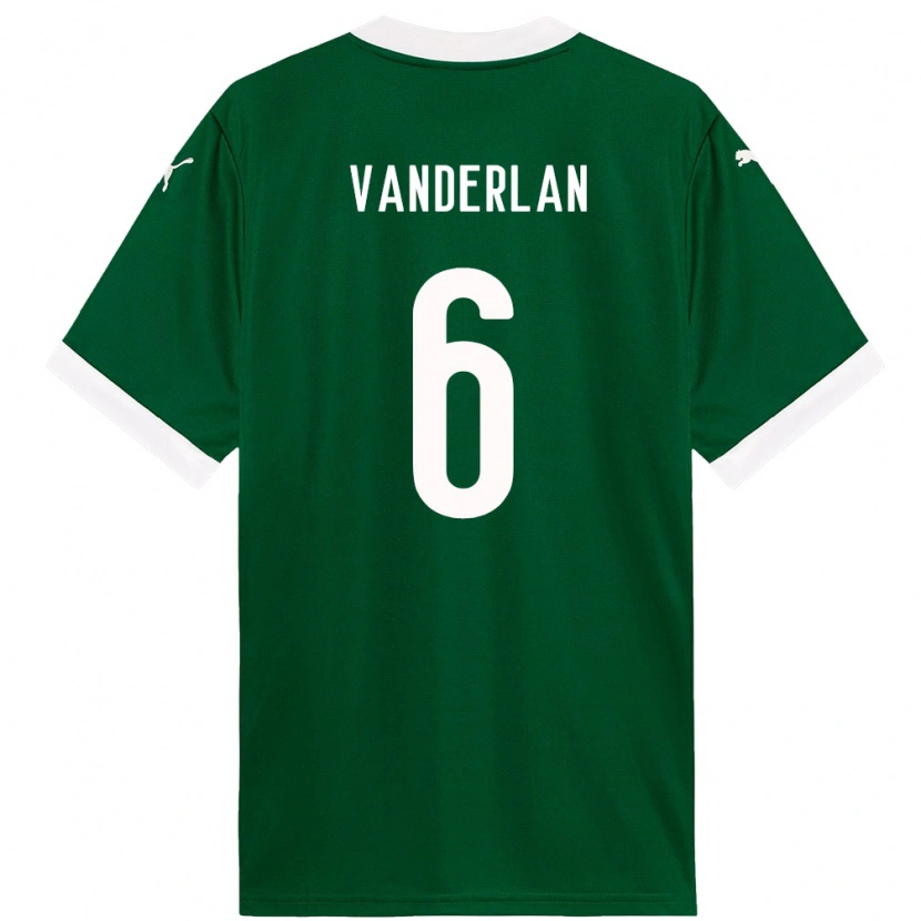 Danxen Herren Vanderlan #6 Grün Weiß Heimtrikot Trikot 2025/26 T-Shirt