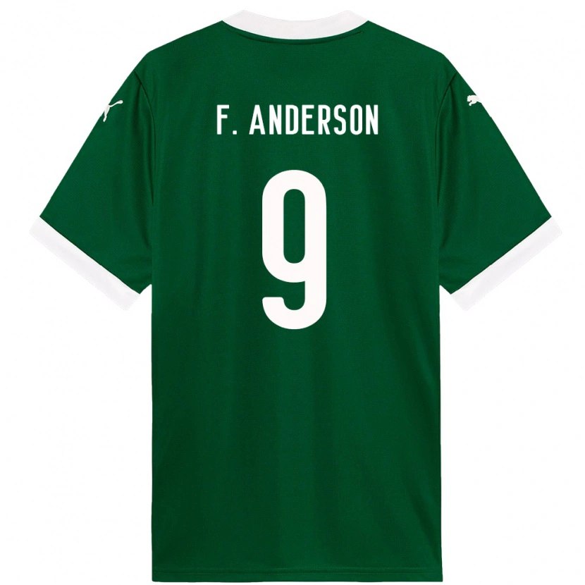 Danxen Herren Felipe Anderson #9 Grün Weiß Heimtrikot Trikot 2025/26 T-Shirt