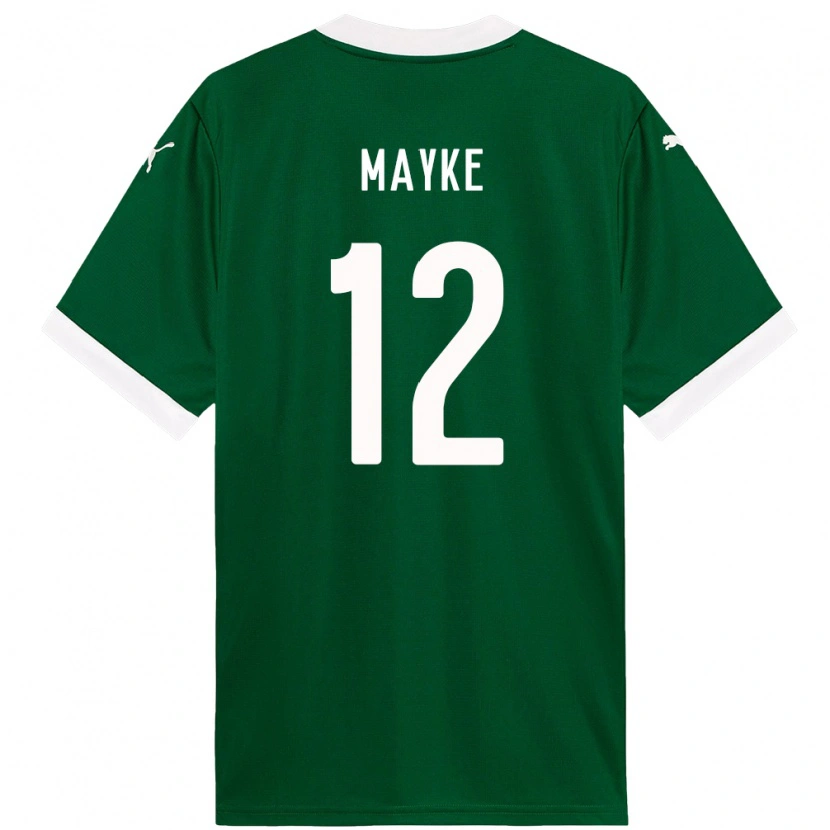 Danxen Herren Mayke #12 Grün Weiß Heimtrikot Trikot 2025/26 T-Shirt