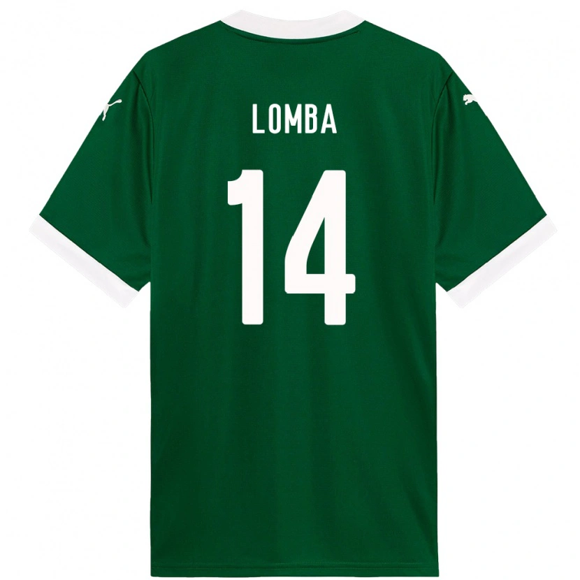Danxen Herren Marcelo Lomba #14 Grün Weiß Heimtrikot Trikot 2025/26 T-Shirt