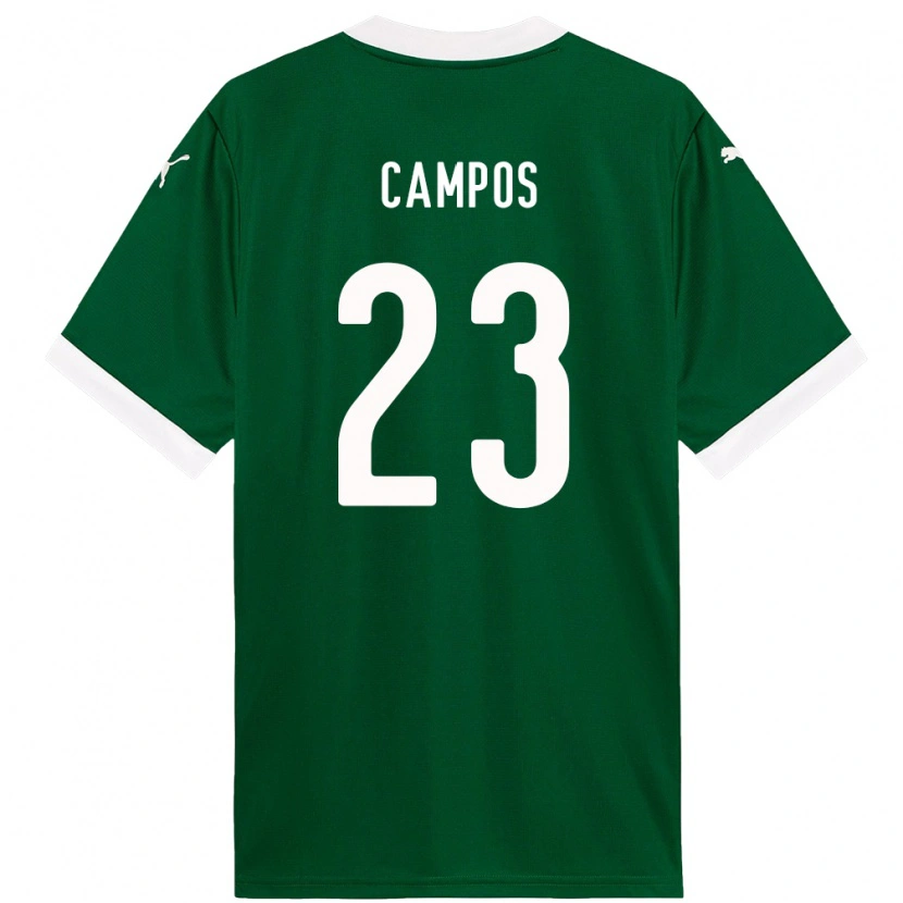 Danxen Herren Victor Campos #23 Grün Weiß Heimtrikot Trikot 2025/26 T-Shirt
