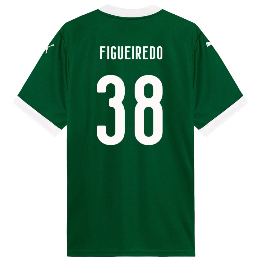 Danxen Herren Figueiredo #38 Grün Weiß Heimtrikot Trikot 2025/26 T-Shirt