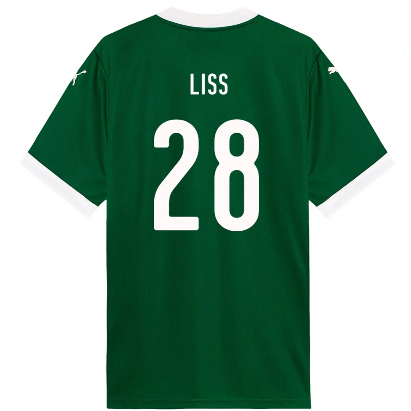 Danxen Herren Victória Liss #28 Grün Weiß Heimtrikot Trikot 2025/26 T-Shirt
