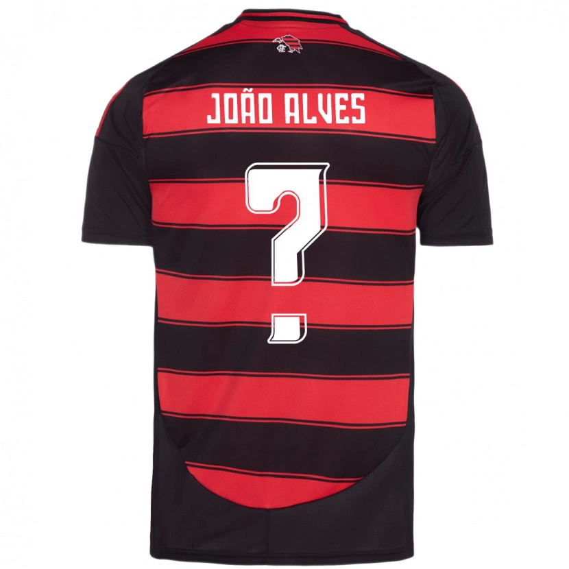 Danxen Herren João Alves #0 Rot Schwarz Heimtrikot Trikot 2025/26 T-Shirt