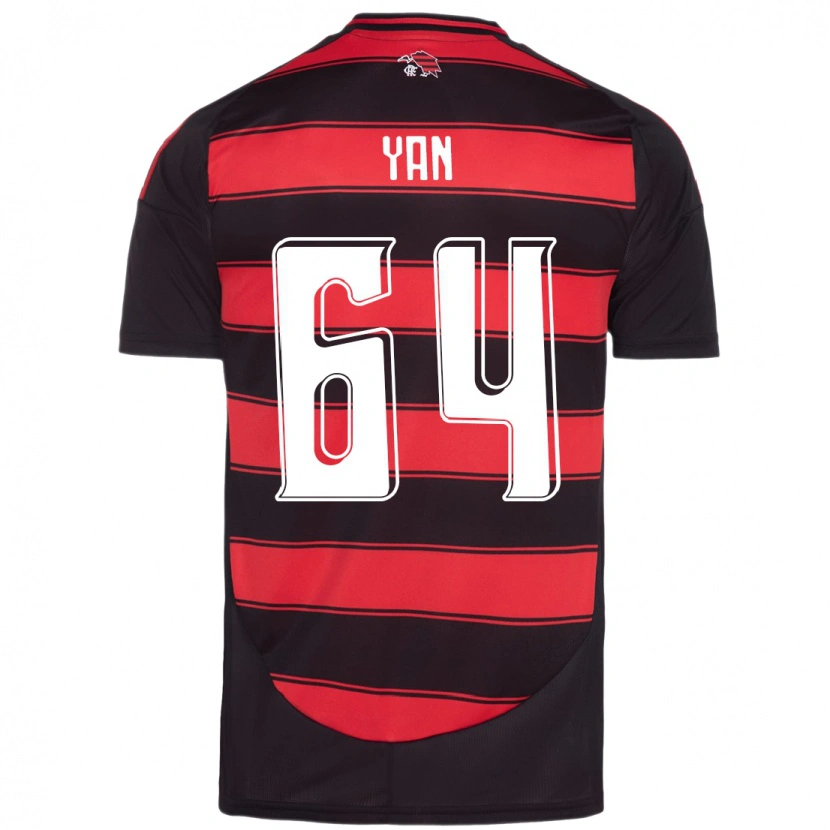 Danxen Herren Wallace Yan #64 Rot Schwarz Heimtrikot Trikot 2025/26 T-Shirt