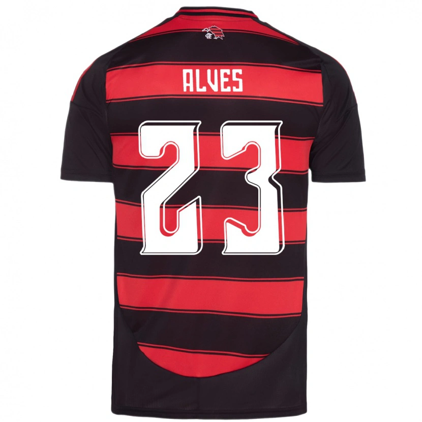 Danxen Herren Karol Alves #23 Rot Schwarz Heimtrikot Trikot 2025/26 T-Shirt