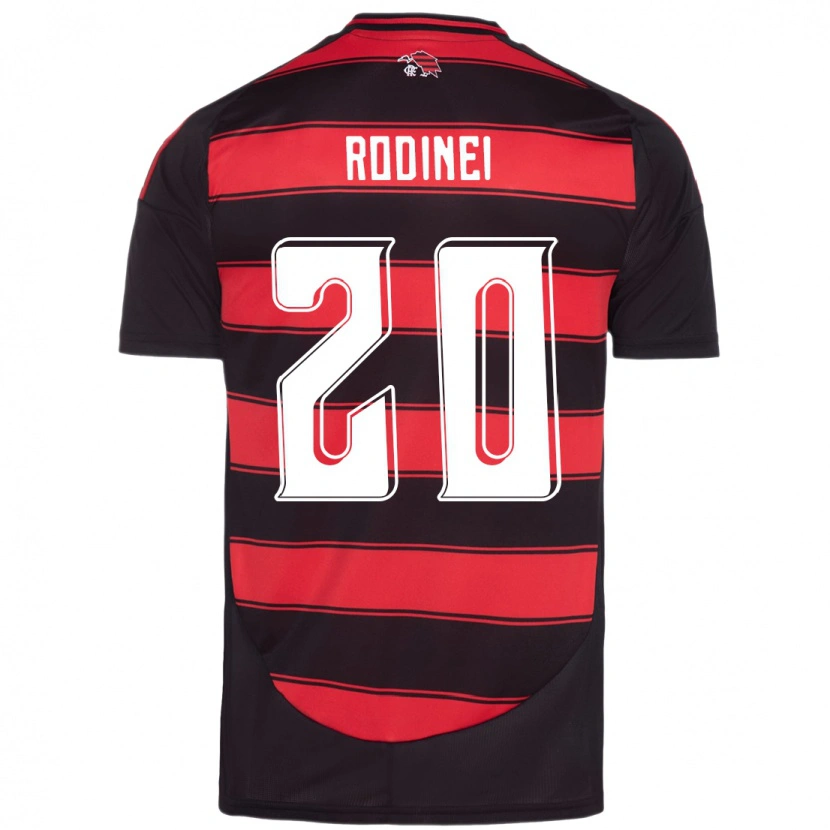 Danxen Herren Rodinei #20 Rot Schwarz Heimtrikot Trikot 2025/26 T-Shirt