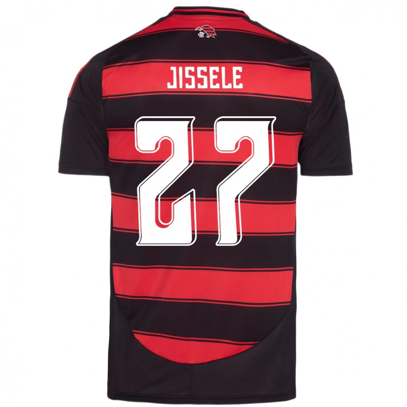 Danxen Herren Jissele #27 Rot Schwarz Heimtrikot Trikot 2025/26 T-Shirt