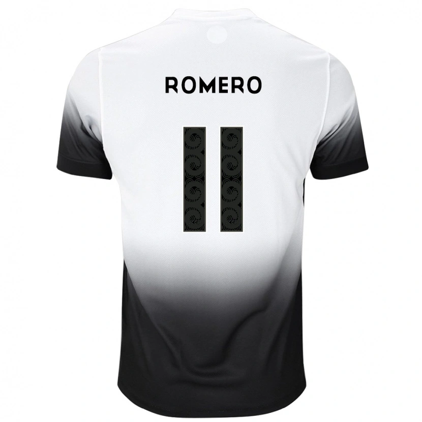 Danxen Herren Ángel Romero #11 Weiß Schwarz Heimtrikot Trikot 2025/26 T-Shirt