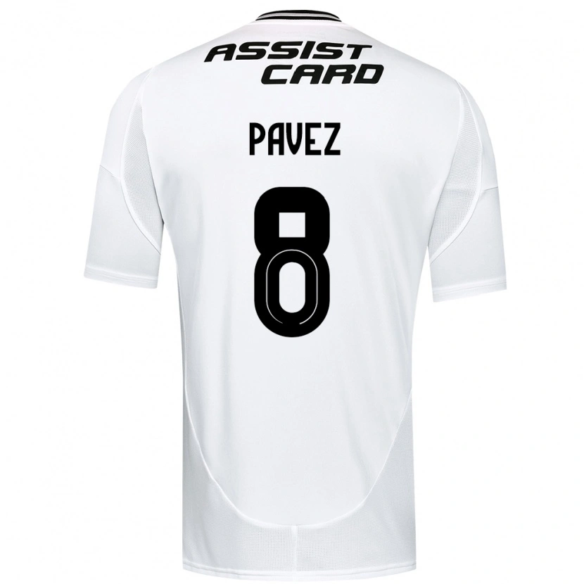 Danxen Herren Esteban Pavez #8 Schwarz Weiß Gelb Heimtrikot Trikot 2025/26 T-Shirt