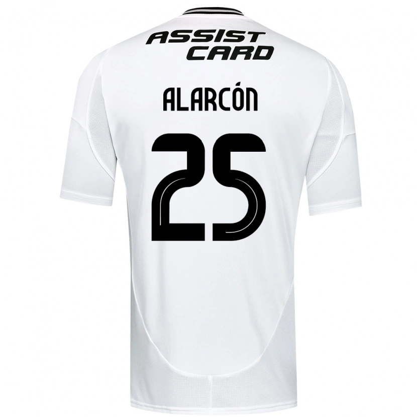 Danxen Herren Tomás Alarcón #25 Schwarz Weiß Gelb Heimtrikot Trikot 2025/26 T-Shirt